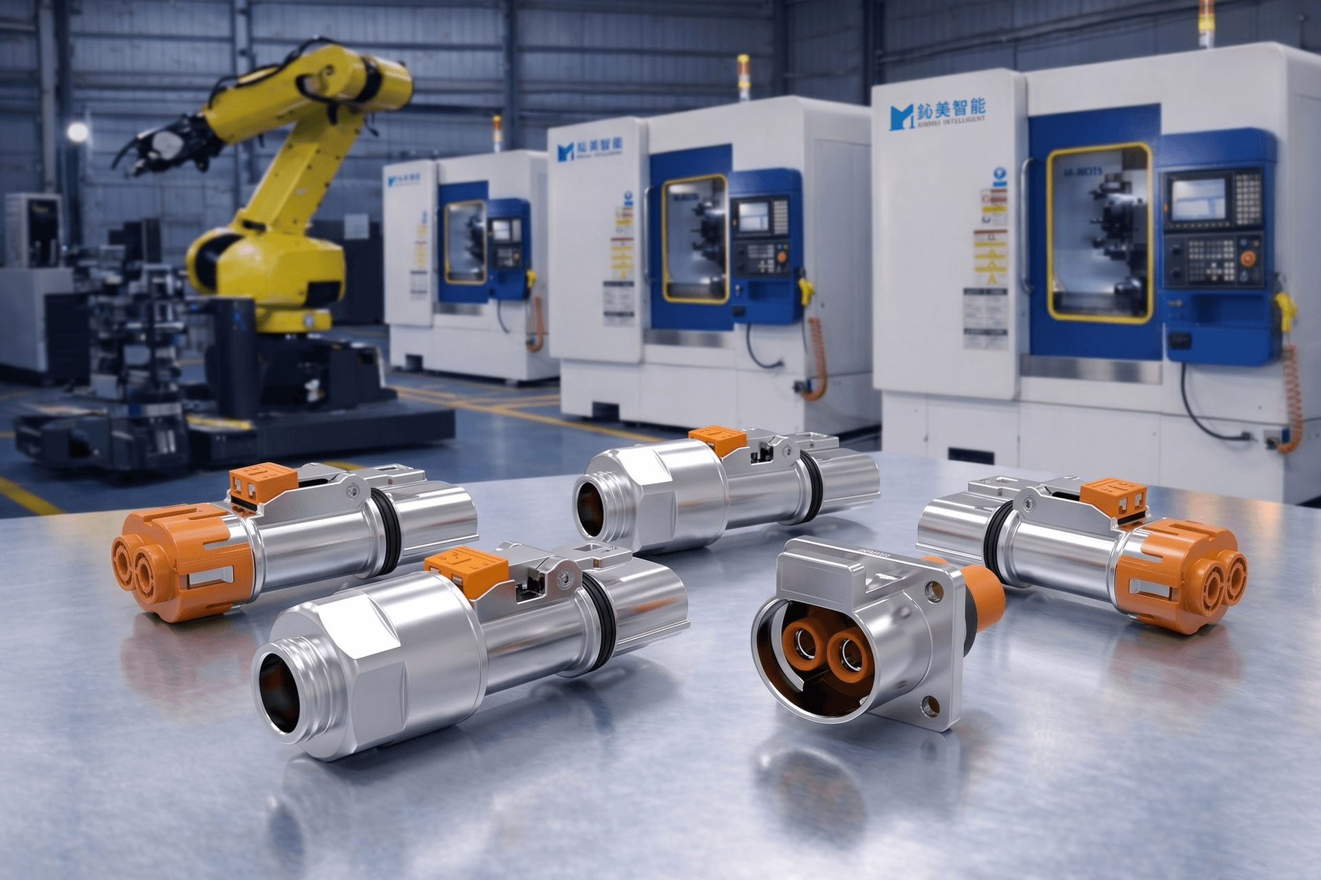 High-Voltage Connector Machining