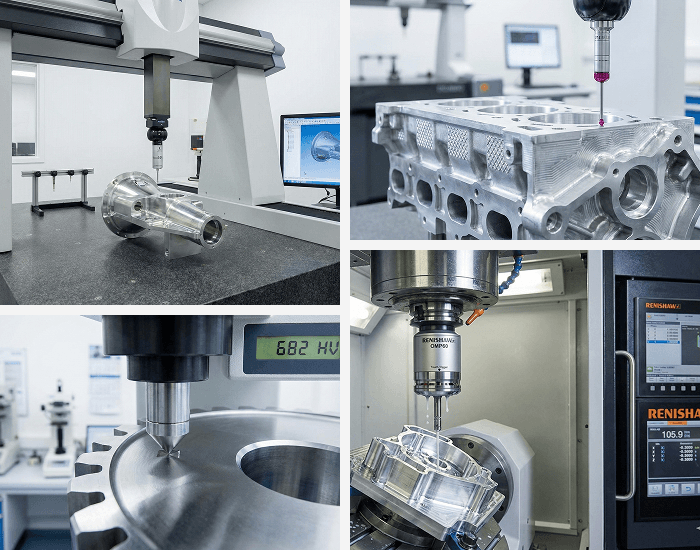Quality Inspection with CMM, Renishaw & Hardness Testing Systems