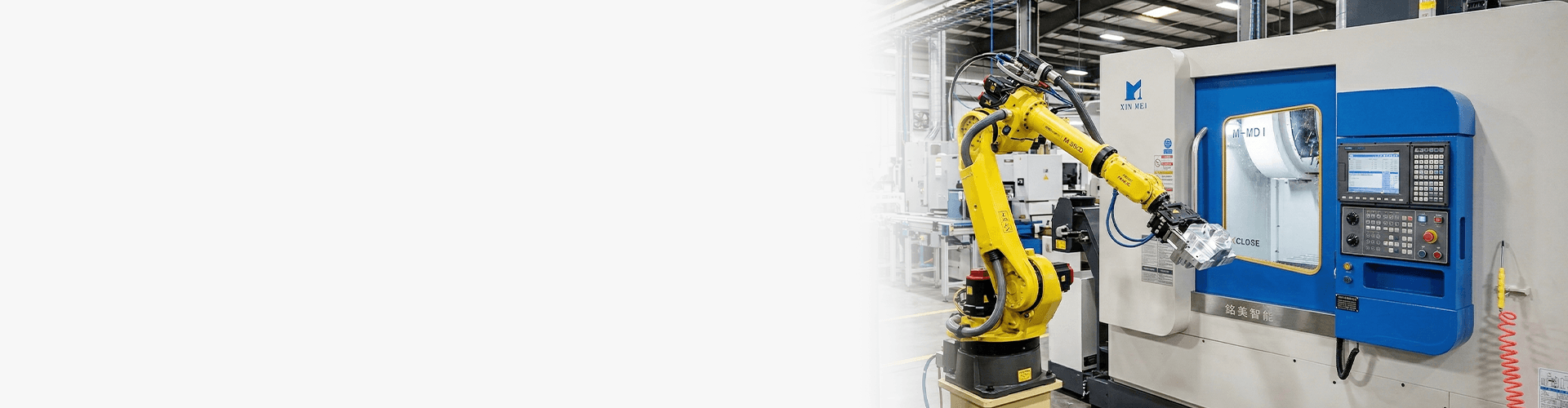 Intelligent CNC Production Line Workshop