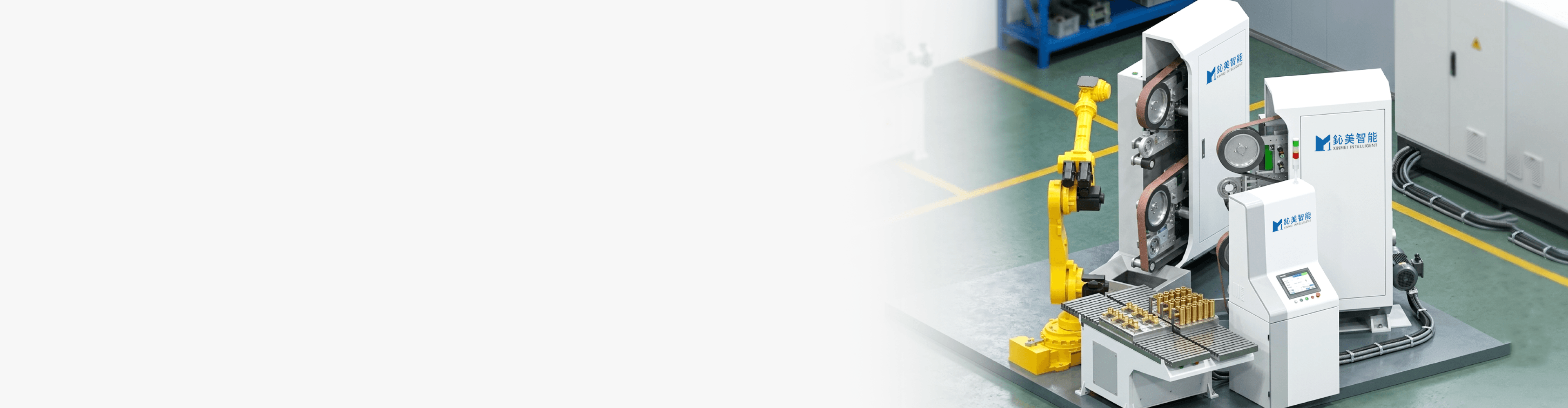 Solución robótica de automatización de esmerilado y pulido