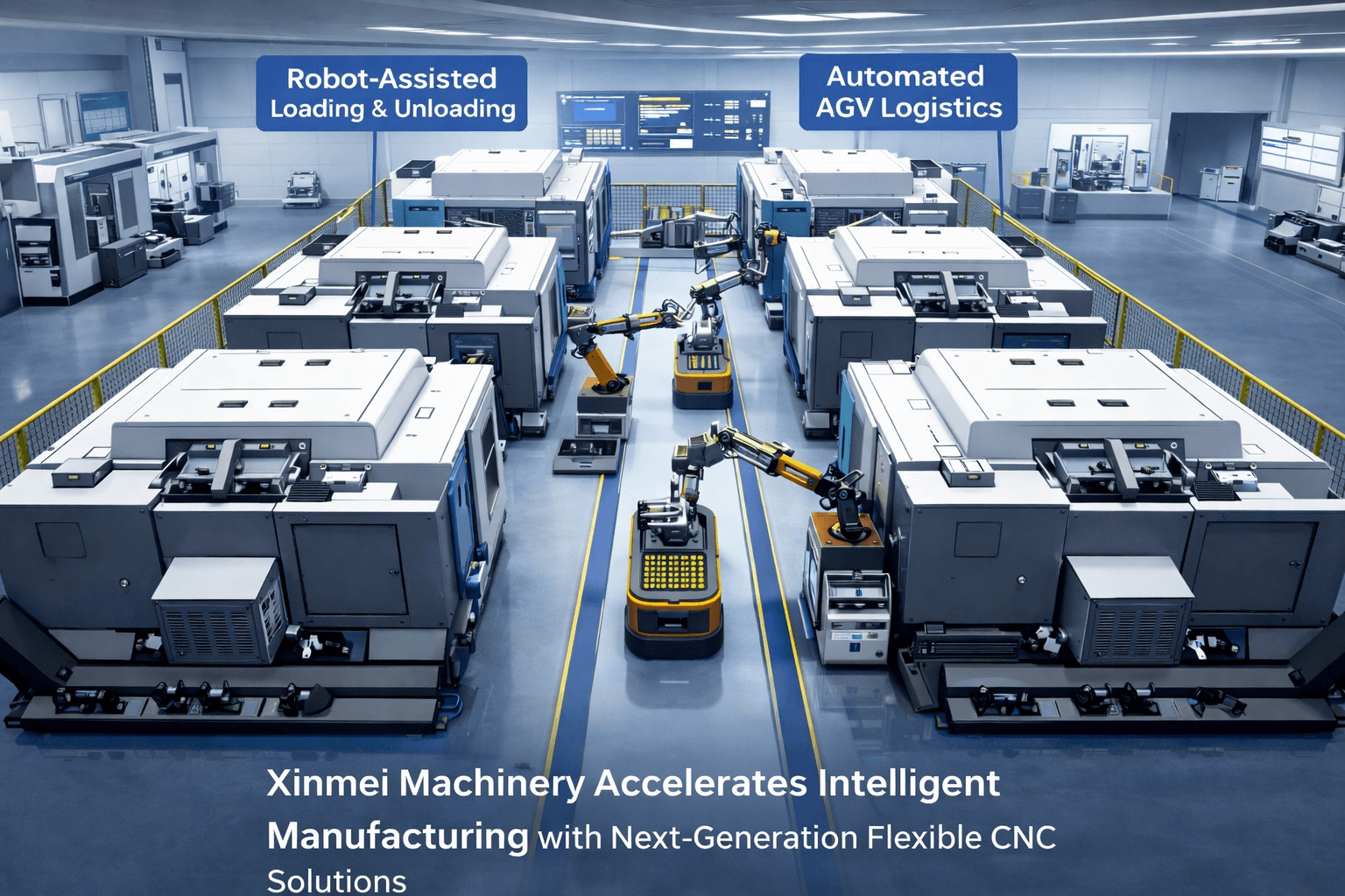 Xinmei Machinery acelera la fabricación inteligente con soluciones CNC flexibles de última generación.