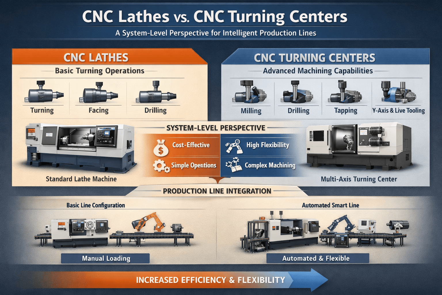 Soluciones CNC multihusillo para taladrado, fresado y roscado: Construyendo líneas de producción más inteligentes para la fabricación de alto volumen.