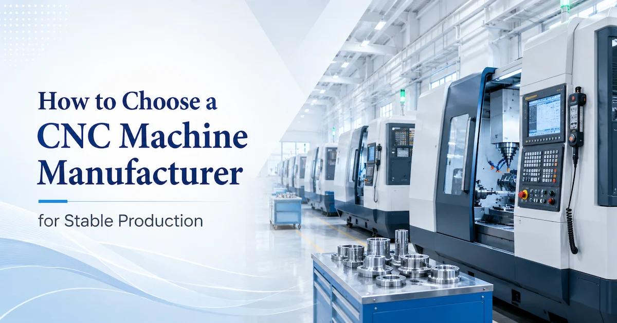 How to Choose a CNC Machine Manufacturer for Stable Production