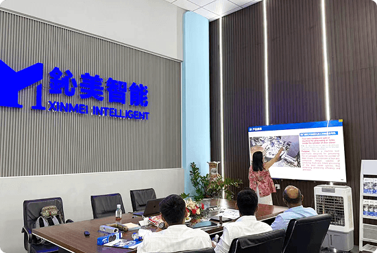 Company reception showcase